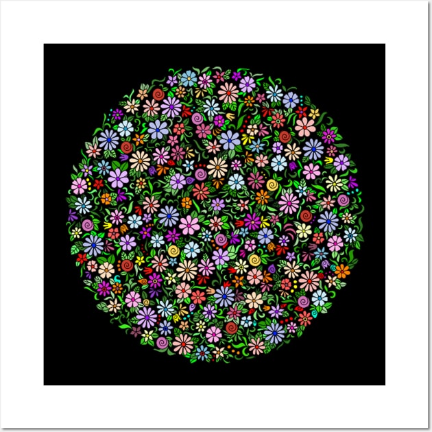 Floral ring Wall Art by paviash